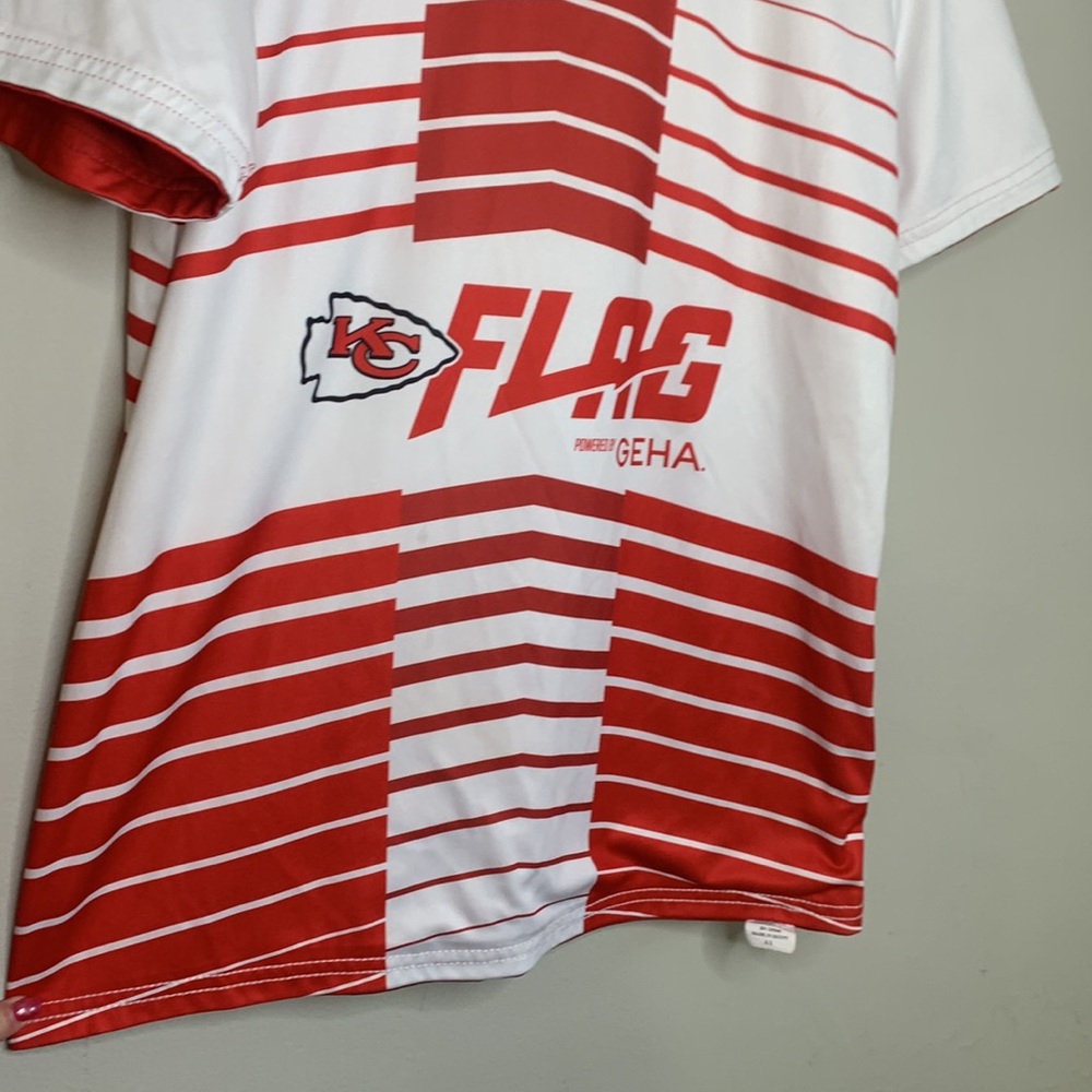 KC Chiefs Reversible Flag Football Adult Sz Small
Jersey Red/White Kansas City - Picture 7 of 16